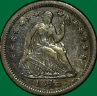 1843 Seated Liberty Half Dime Extremely Fine XF Coin #41077