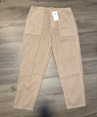Nike Life Fatigue Pants HJ0645-227 Men Size 34x32 Button Fly Tan Canvas NWT - Image 1 of 4