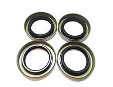 (Pack of 4) WPS Double Lip Trailer Axle Hub Grease Seals 1.68'' X 2.56'' X 