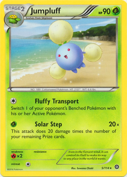 Jumpluff - 5/114 - Rare - Moderately Played