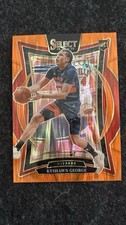 Panini Select Kyshawn George Rookie Orange Prizm Concourse Wizards Card #85