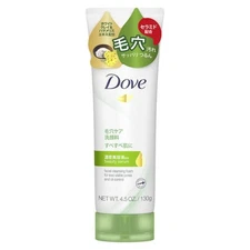 Dove Deep Pure Face Wash Cleansing Foam 130g Pore Care Oil Control Skincare 