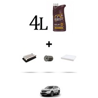 Hoffcar Set Service 3 Filter Und 4L ÖL FüR Honda 1.5 142Kw Von