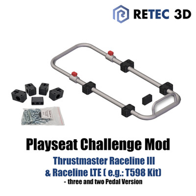 Playseat Challenge Mod - Thrustmaster Raceline III & Raceline LTE /  T598 Pedal