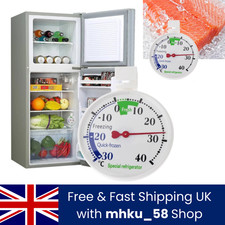 Fridge Freezer Thermometer Kitchen Refrigerator Temperature Checker Hook On...