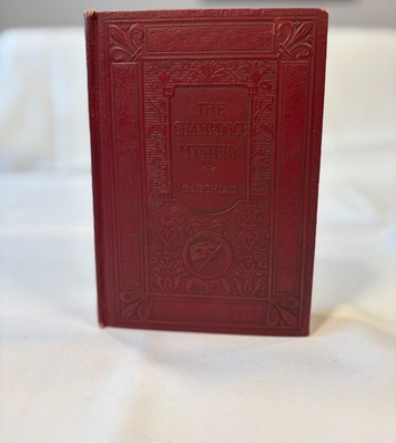 The Champdoce Mystery by Emile Gaboriau - Scribner - ~ 1923 HC Red Etched Cover