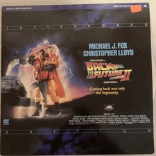 Back to the Future Part II Letterboxed Edition LaserDisc Michael J. Fox Sci-Fi