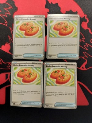 Pokemon 4x Dicke Freunde Knursp  101/131 Trainer Prismatische Entwicklungen