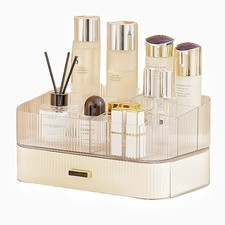 Makeup Organizer with Drawers Stackable Skincare Cosmetic Makeup organization...