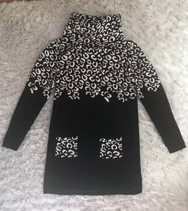 black turtleneck tunic top