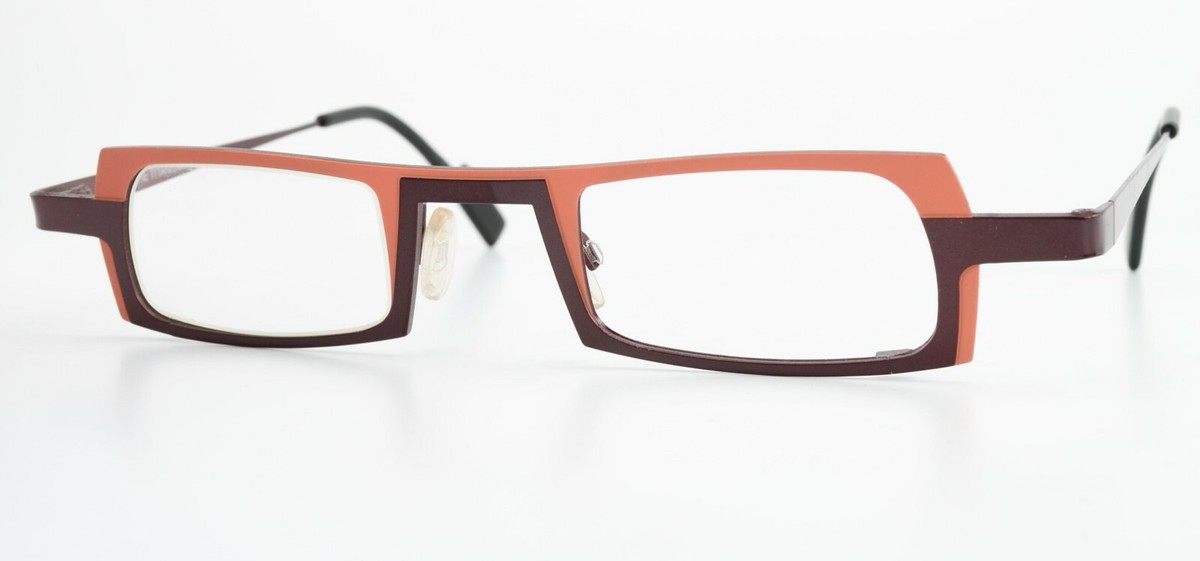 THEO BELGIUM Eyeglasses Wimsey 162 Pure Titanium Tangerine Mat