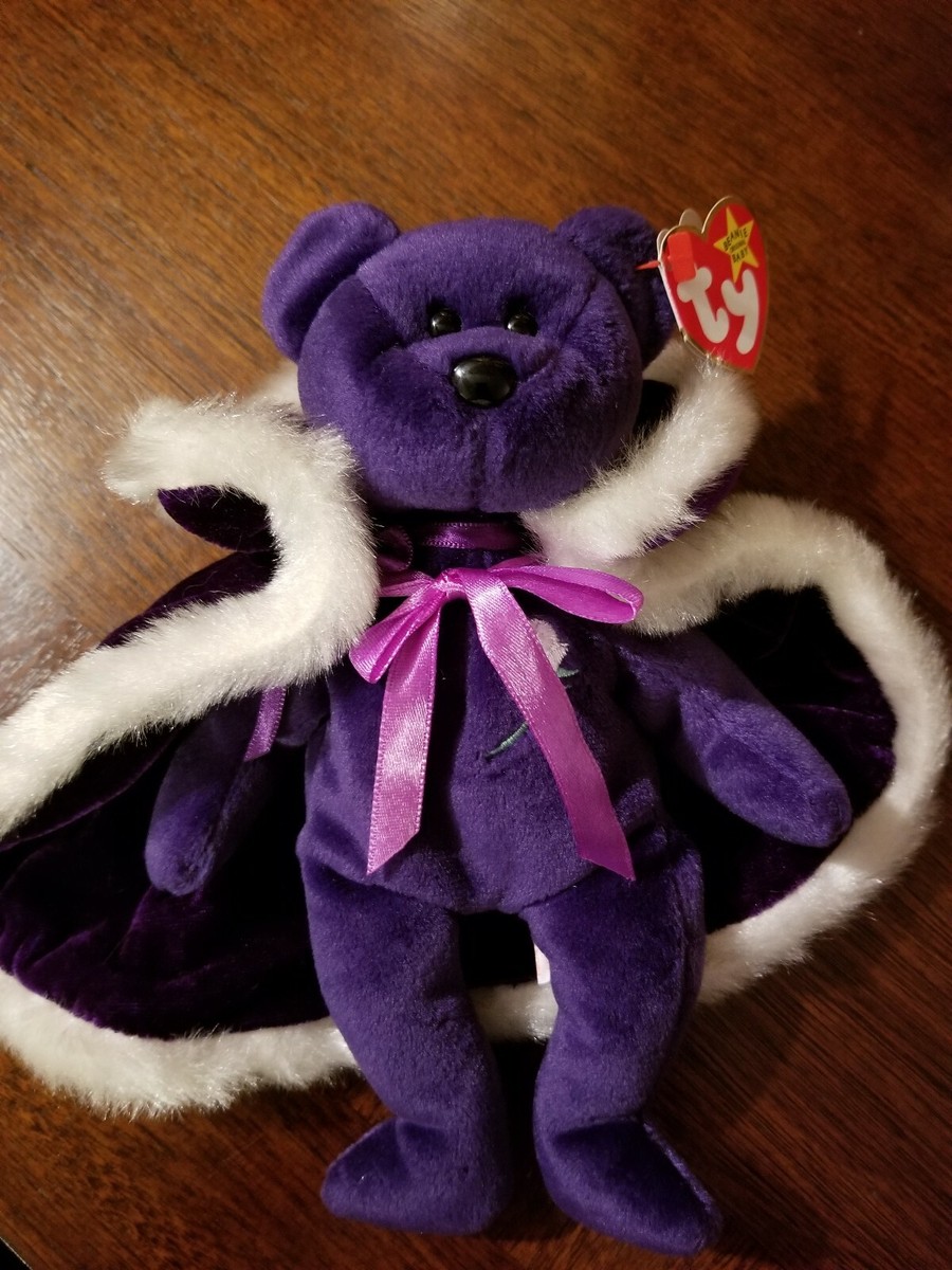 Princes Diana W/ CAPE 1997 Beanie Baby Plush Mint Condition #401