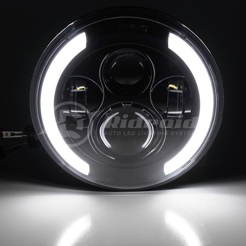 2pcs 7" LED Headlights Round DRL Hi/Lo Turn Signal For VW Karmann Ghia 1967-1974 - Picture 11 of 19