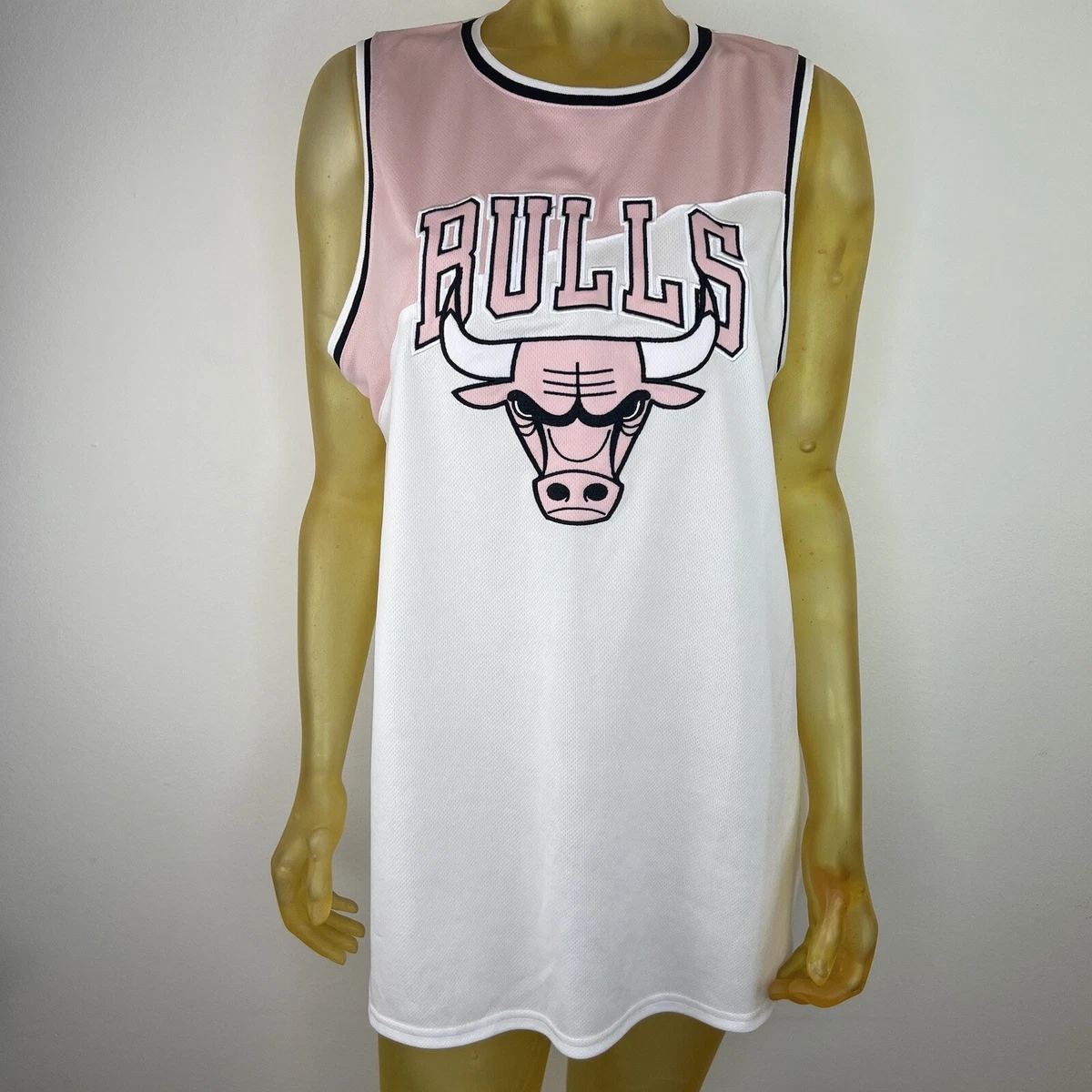 NBA Women s Chicago Bulls Basketball Sleeveless Jersey Light Pink