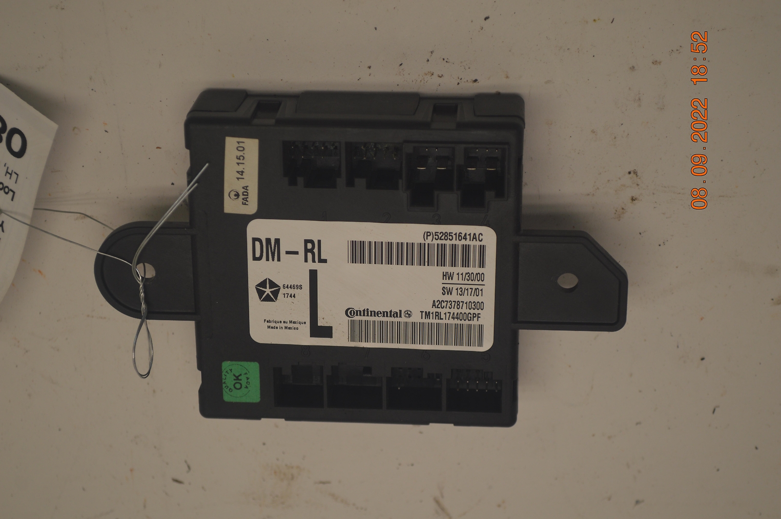 Maserati Ghibli 2014-2019 Rear Left Door control module