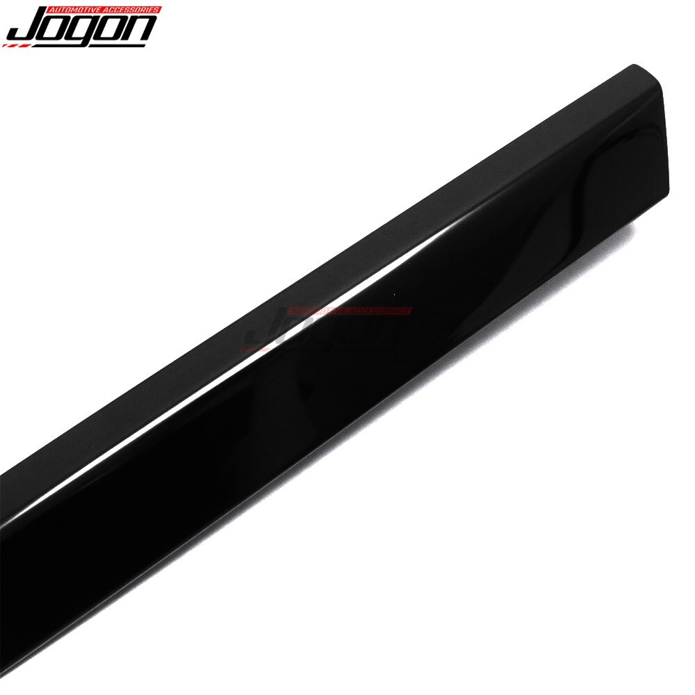 Black Side Window Bottom Strip Molding Kit For Ford F150 XLT XL Lariat 2021-2024