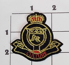 Shield Patch Culture Embroidered Iron On Applique Upcycle Cosplay Costume