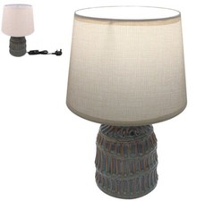 Elements Green Table Lamp and Shade
