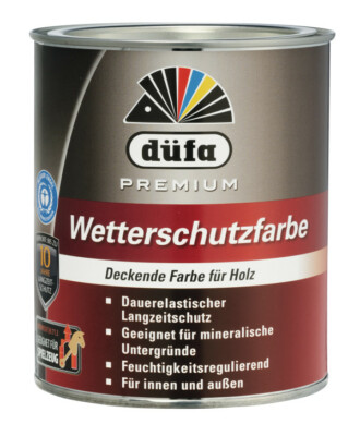 Düfa Premium Wetterschutzfarbe 0,75 l Folgeprodukt Pigrol K60 Holzfarbe         