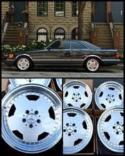 17 Inch Mercedes Rims Wheels Aero Hammer Fit 500sec 560sec 178 179.5 Amg