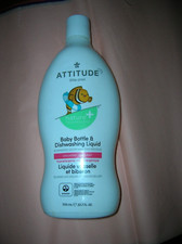 ATTITUDE - BABY BOTTLE AND DISHWASHING LIQUID - 23.7 OUNCES - BRAND NEW