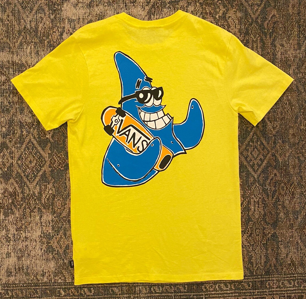 2018SS 送料無料!Vault by Vans x SpongeBob SquarePants Tee Vans Vault x Spongebob Patrick Star Graphic Tee Shirt