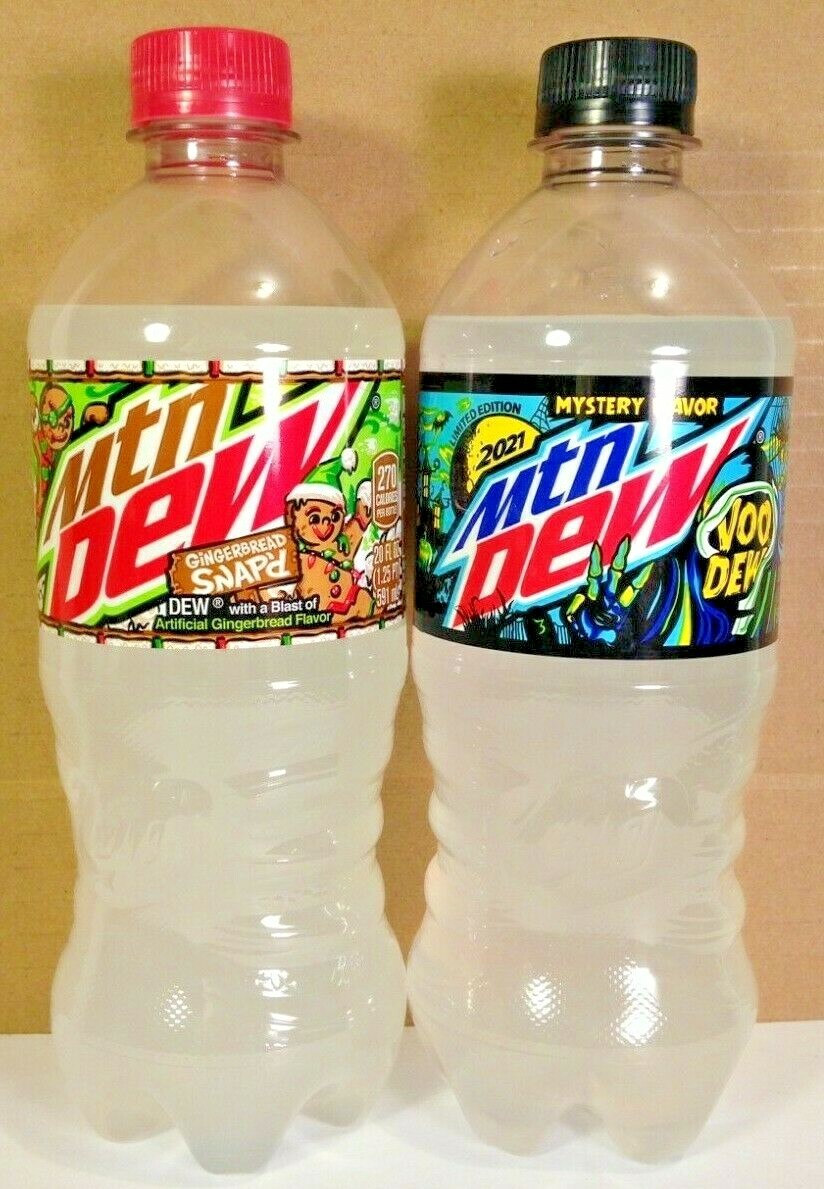 Mountain Dew Gingerbread SNAP'd and Voo Dew Voodew (In Hand Same
