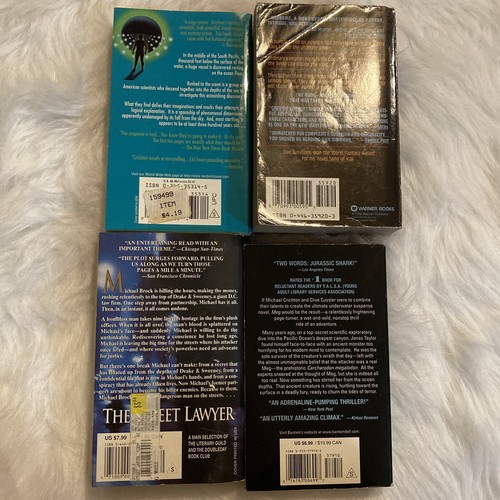 Adult Novel Bundle of 4 Michael Crichton John Grisham Horror Thriller Suspense - Bild 4 von 7