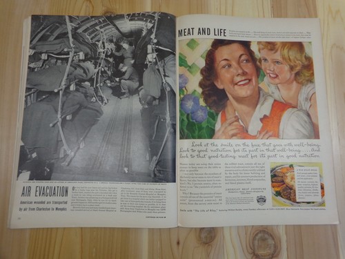 Life Magazine February 14 1944 Wall of Fame War in Italy Great Ads and Articles - Picture 8 of 9