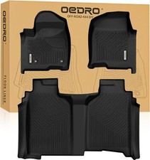 19-25 Chevy Silverado GMC Sierra 1500 2500HD 3500HD Crew Cab Floor Liner Mats