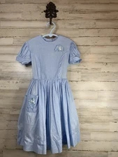 VINTAGE MALOUF CO DALLAS LIGHT BLUE DRESS