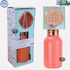 Argos Home Small Bottle and Compact Mirror Set Gift boxed