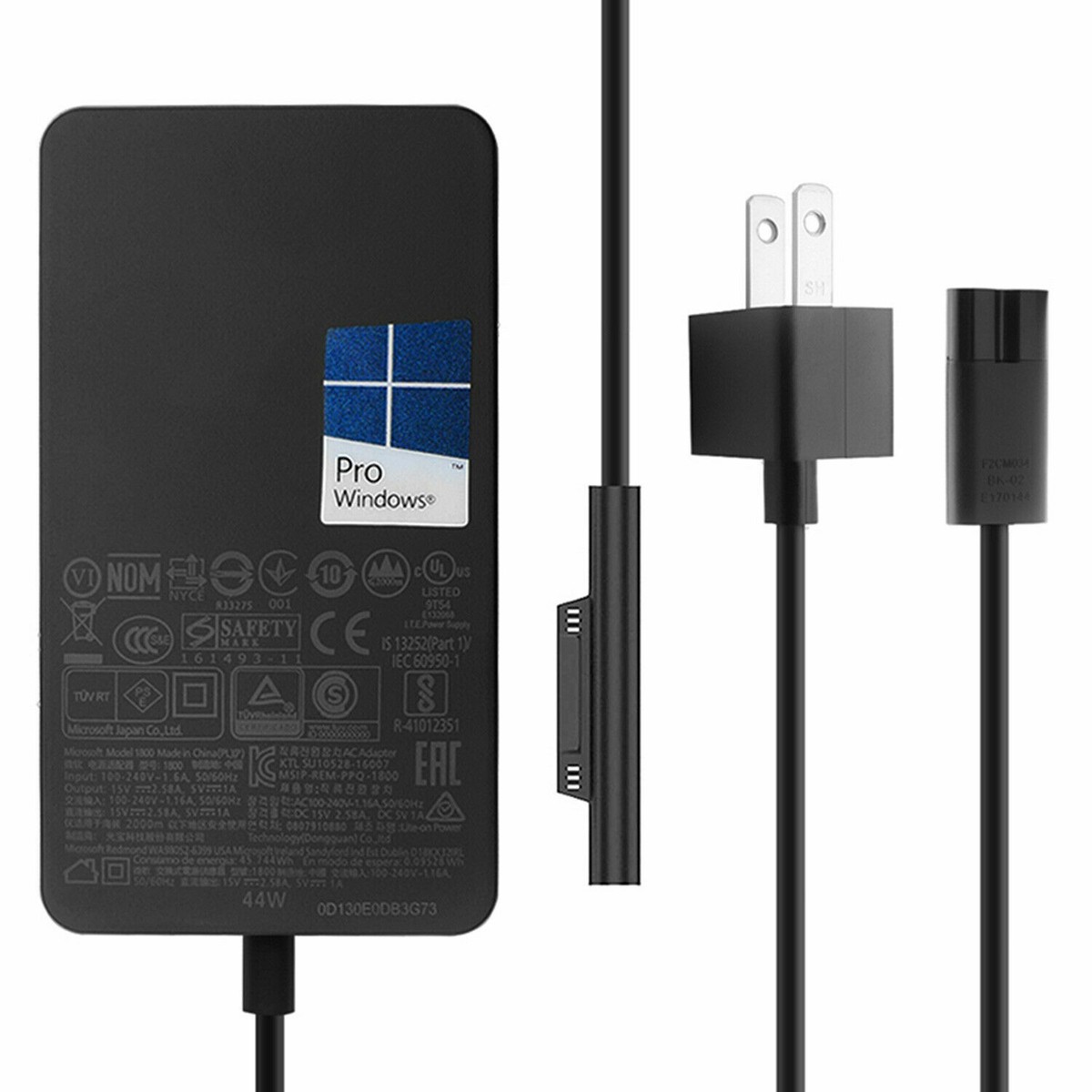 Genuine OEM Microsoft Surface Pro Book AC Power Adapter Charger