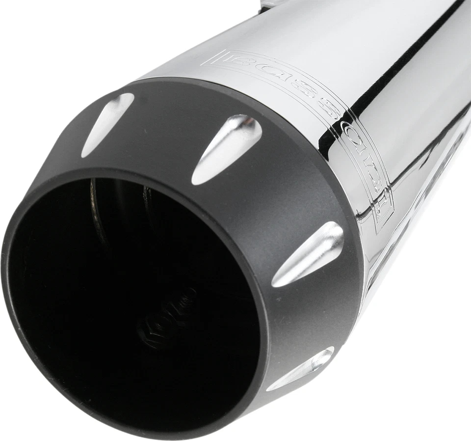 Escape de motocicleta Bassani Road Rage 2-1 cromado 1984-00 Harley Davidson FXR FXRS Foto 3 de 4