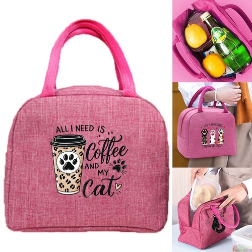 Bolsa de almuerzo térmica fresca para damas Picnic Adultos Niños Almacenamiento de alimentos Lonchera en Reino Unido - Imagen 8 de 33