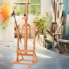 Wood Painting Easel Art Drawing Easel Foldable Lightweight Floor and Tabletop