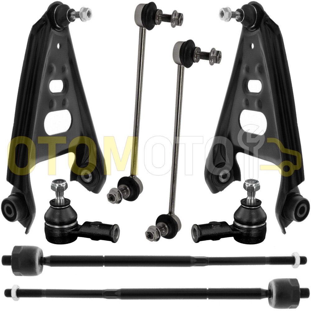 BESTPRICE Jeu De Direction Transversale - 2x Bras De Suspension InfŽrieurs, 2x Bras De Suspension Arri Re InfŽrieurs, 2x Bras De Suspension Arri Re SupŽrieurs, 2x Barre De Couplage Arri