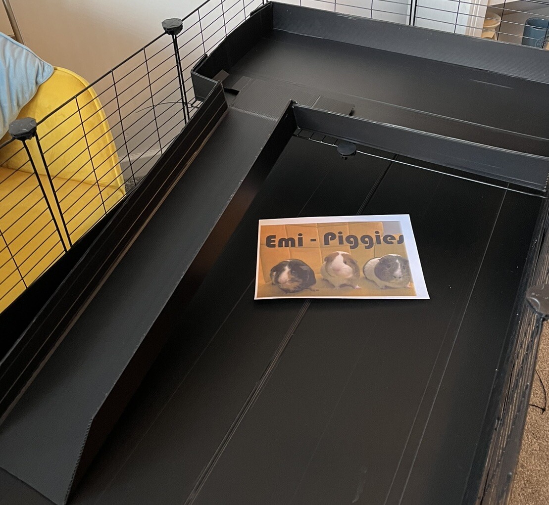 C&C Guinea Pig Cage Loft And Ramp LINER ONLY Extension By Emi