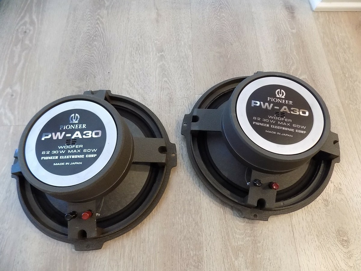 スピーカー　パイオニア製30㎝ウーハー　PW-A30 昭和レトロ2台 Pioneer PW-A30の仕様 パイオニア
