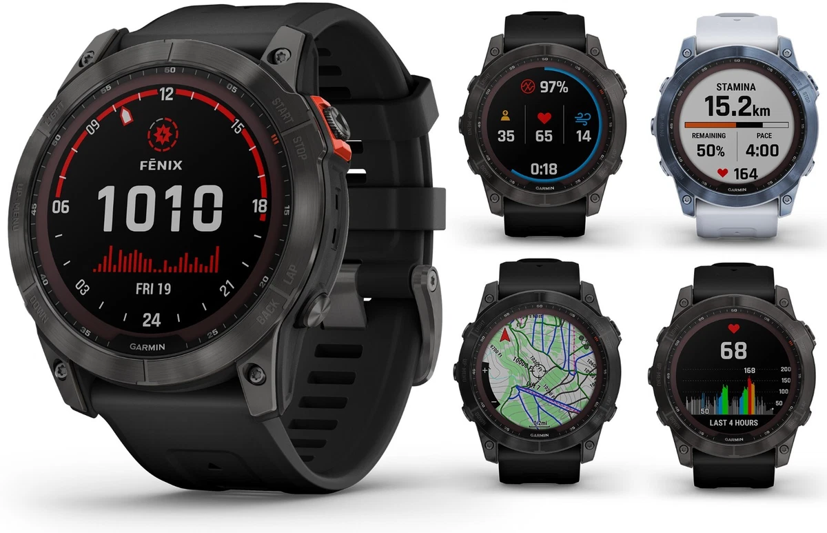 Garmin fenix 7X Pro Solar/Sapphire Solar Multisport GPS Smartwatch, Brand  New