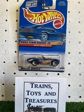 HOT WHEELS 1998 RACE TEAM SERIES IV SHELBY COBRA 427 S/C #3/4 BLUE (B-552)
