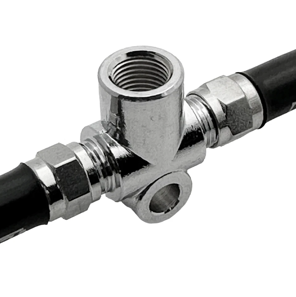 Manguera de freno delantera trenzada S/S BMW K1200GT, K1200LT, K1200RS; 34327650207 / Venhill Foto 4 de 4