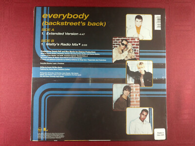 Backstreet Boys - Everybody (Backstreet's Back) NEW sealed 12