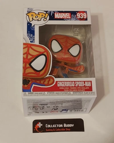 Funko Pop! Marvel 939 Holiday Gingerbread Spider-Man Spider Man Spiderman Pop