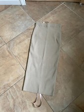 HOUSE OF CB Aya Knit Midi Skirt in Camel