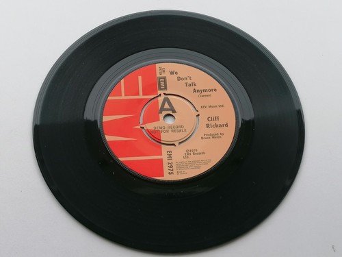CLIFF RICHARD 1978 DEMO RECORD NOT FOR SALE WE DONT TALK ANYMORE - Picture 2 of 6