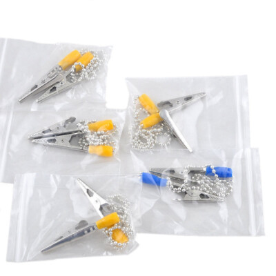 Dental Patient Bib Clips Metal Ball Chain Napkin Holder Flexible Chain Clip