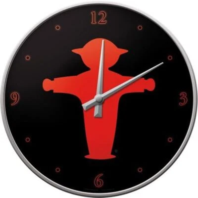 Nostalgic-Art - Wanduhr Küchenuhr Ø31cm Analog Metall Batterie - Ampelmann rot - Bild 1 von 4