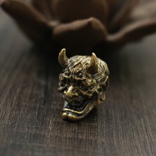 EDC Copper Lanyard Bead Paracord Bracelet Bead Keychain Pendant DIY Craft