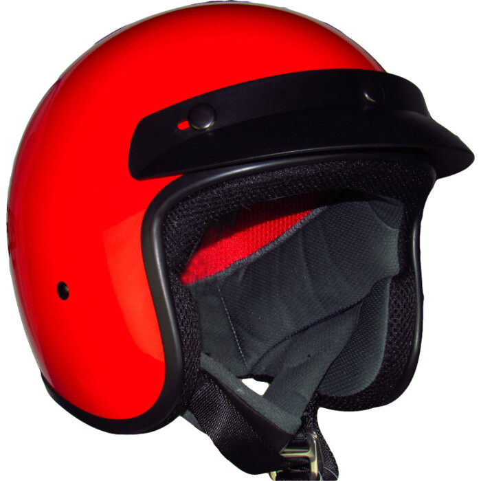 Vega 8100-034 CO5 Jr. Open Face Helmet Red, Large | eBay